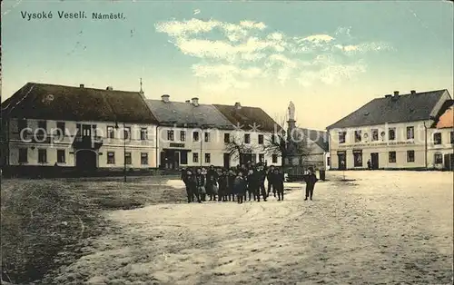 Vysoke Veseli Hochwessely Marktplatz / Jicin /