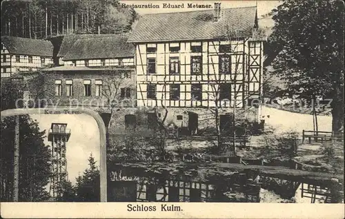 Kulm Saalfeld Schloss / Saalfeld /Saalfeld-Rudolstadt LKR