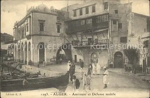 Alger Algerien Amiraute et Defense mobile / Algier Algerien /