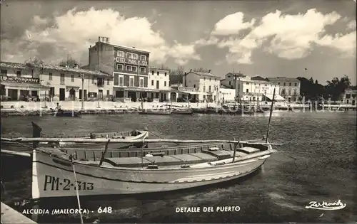 Alcudia Mallorca Fischerboot / Spanien /