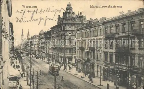 Warschau Masowien Marszalkowskastrasse / Warschau /Masowien