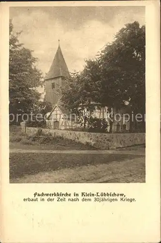 Klein-Luebbichow Kirche Klein Luebbichow / Weststenberg /