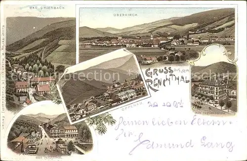 Renchtal Oberkirch Bad Griesbach Oppenau / Oberkirch /Ortenaukreis LKR