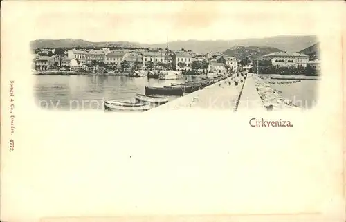 Cirkvenica Hafenpartie / Kroatien /