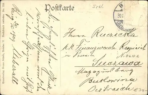 Brieg Brieg Piastenstrasse Postamt x / Polen /Polen