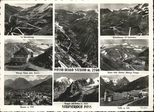 Stelvio Spondalunga Albergo Passo Bormio Stilfserjoch *