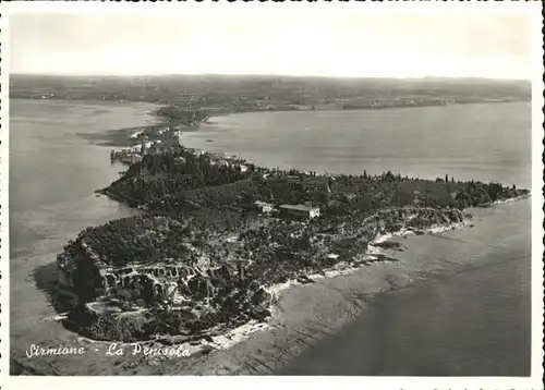 Sirmione La Penisola Fliegeraufnahme  *