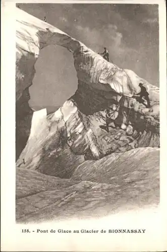 Aiguille de Bionnassay Pont de Glace au Glacier / Chamonix-Mont-Blanc /Arrond. de Bonneville