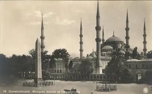 Constantinople Mosquee Ahmed  / Constantinopel = Istanbul /