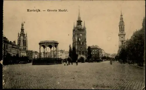 Kortrijk West-Vlaanderen Kortrijk Groote Markt * / Courtrai /