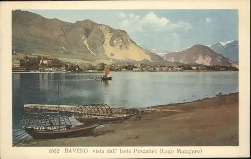 Baveno Baveno Isola Pescatori Boot * / Lago Maggiore /Verbano Cusio Ossola