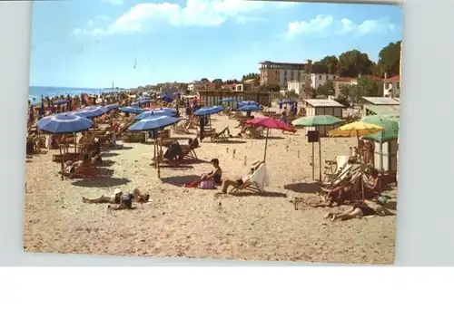Lido di Jesolo Lido di Jesolo Spiaggia Hotel Ritz Strand x / Italien /