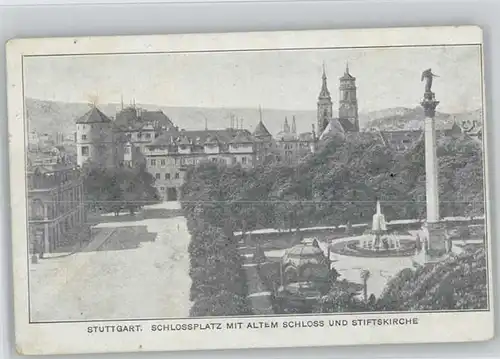 Stuttgart Stuttgart Schlossplatz * 1900 / Stuttgart /Stuttgart Stadtkreis