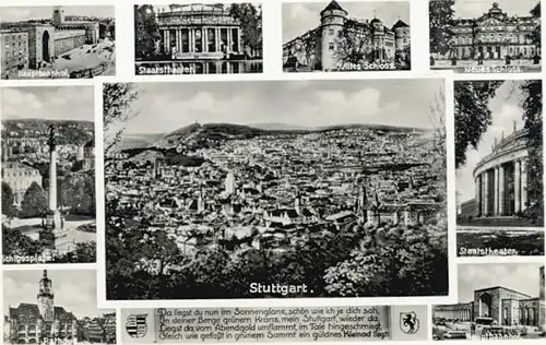 Stuttgart Stuttgart  x 1955 / Stuttgart /Stuttgart Stadtkreis