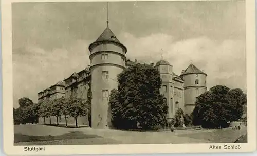 Stuttgart Stuttgart Altes Schloss   * 1920 / Stuttgart /Stuttgart Stadtkreis