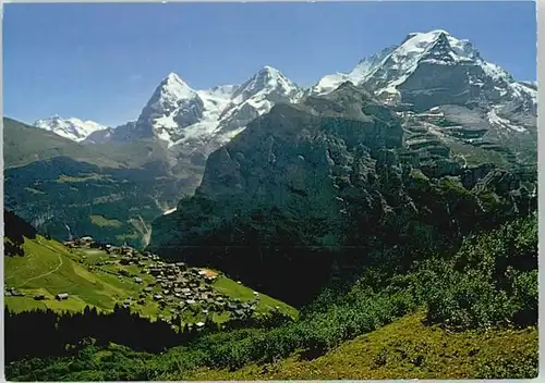 Muerren BE Muerren Eiger Moench Jungfrau * / Muerren /Bz. Interlaken