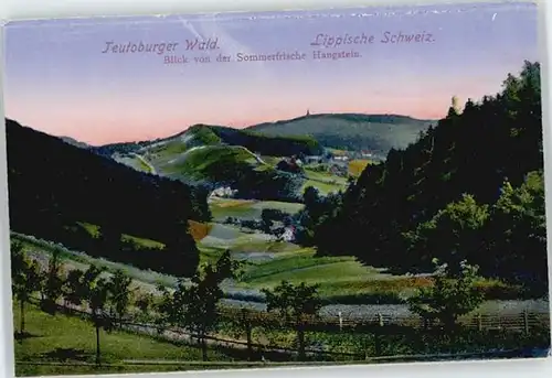 Teutoburgerwald Teutoburger Wald Hangstein * / Detmold /Lippe LKR
