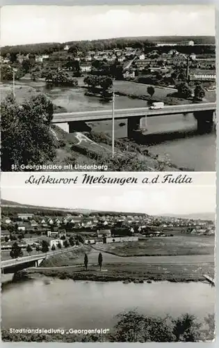 Melsungen Fulda Melsungen St. Georgsbruecke Lindenberg Siedlung Georgenfeld x / Melsungen /Schwalm-Eder-Kreis LKR