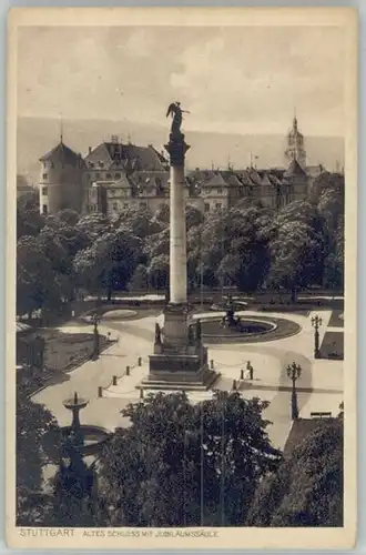 Stuttgart Stuttgart Jubilaeumssaeule * / Stuttgart /Stuttgart Stadtkreis