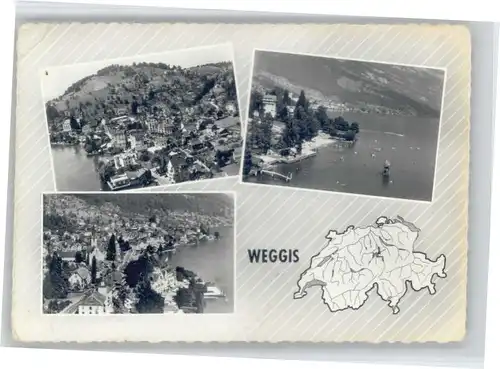 Weggis LU Weggis Fliegeraufnahme x / Weggis /Bz. Luzern