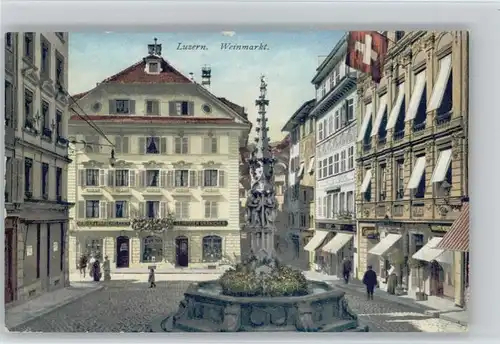 Luzern LU Luzern Weinmarkt * / Luzern /Bz. Luzern City