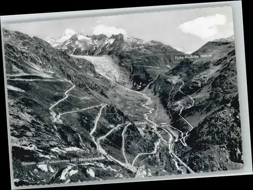 Grimsel Grimsel Furkastrasse Rhonegletscher * / Grimsel /Rg. Innertkirchen