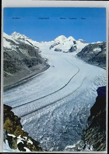 Jungfrau BE Jungfrau Eiger Moench * / Jungfrau /Rg. Finsteraarhorn