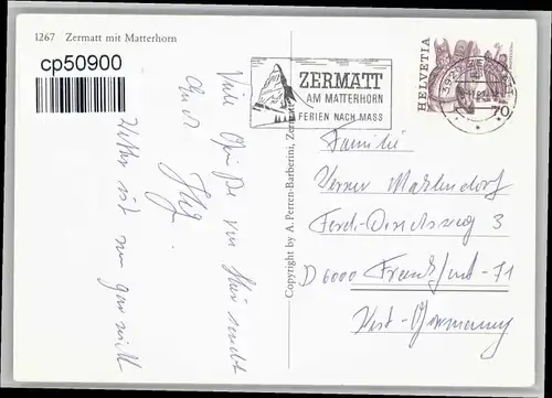 Zermatt VS Zermatt Matterhorn x / Zermatt /Bz. Visp