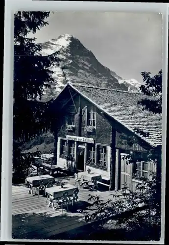 Grindelwald Grindelwald [Stempelabschalg] Restaurant Zur Aellfluh x / Grindelwald /Bz. Interlaken