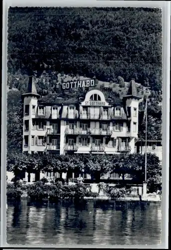Weggis LU Weggis Hotel Pension St Gotthard x / Weggis /Bz. Luzern
