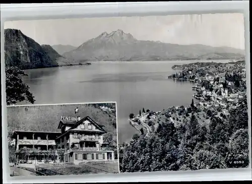 Weggis LU Weggis Pension Lindengarten * / Weggis /Bz. Luzern