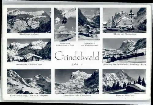 Grindelwald Grindelwald Maennlichen Wetterhorn Kleine Scheidegg x / Grindelwald /Bz. Interlaken