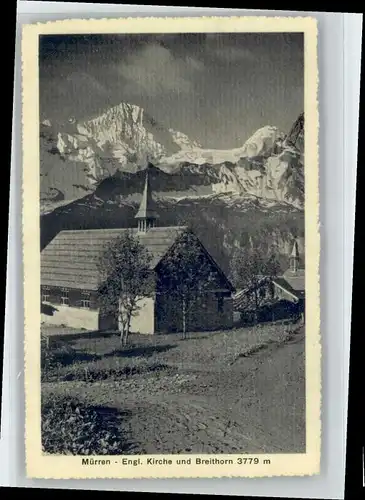 Muerren BE Muerren Kirche Breithorn * / Muerren /Bz. Interlaken