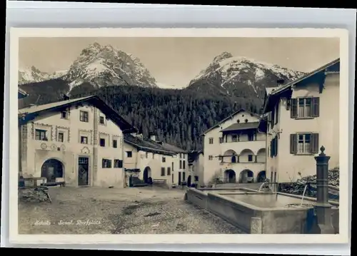 Schuls GR Schuls Dorfplatz * / Scuol /Bz. Inn