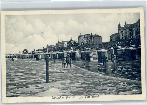 Borkum Nordseebad Borkum Flut x / Borkum /Leer LKR