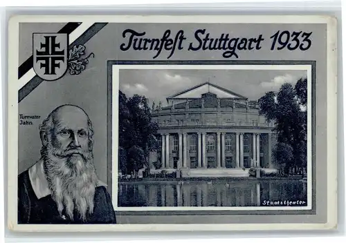 Stuttgart Stuttgart Turnfest Turnvater Jahn Theater * / Stuttgart /Stuttgart Stadtkreis