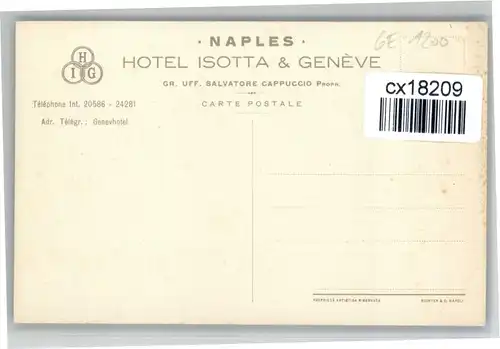 Genf GE Genf Hotel Isotta * / Genf /Bz. Geneve City