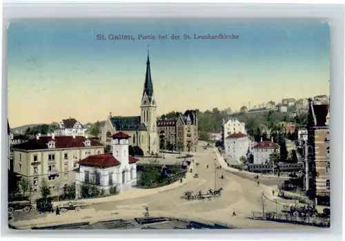 St Gallen SG St Gallen St Leonhard Kirche  x / St Gallen /Bz. St. Gallen City