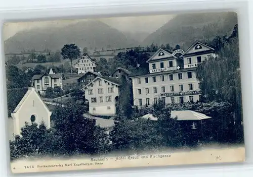 Sachseln OW Sachseln Hotel Kreuz Kirchgasse x / Sachseln /Bz. Obwalden