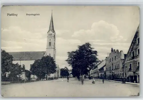 Plattling Isar Bayern Plattling Preysingplatz * / Plattling /Deggendorf LKR