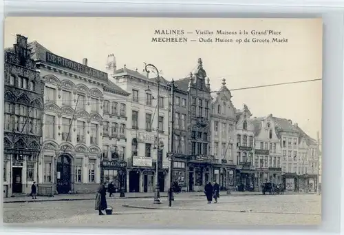 Malines Mechelen Flandre Vieillesmaisons Grand Place / Mechelen /Antwerpen