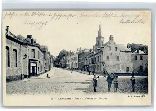 Cambrai Cambrai Rue Marche Poisson x / Cambrai /Arrond. de Cambrai