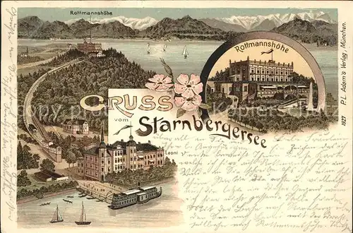 Starnbergersee Rottmannshoehe  / Starnberg /Starnberg LKR