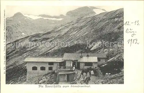 Knorrhuette  / Zugspitze Garmisch-Partenkirchen /Garmisch-Partenkirchen LKR