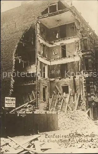 Moabit Berlin Explodiertes Haus / Berlin /Berlin Stadtkreis