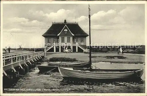 Heiligenhafen Ostseebad Badenstalt Bruecke / Heiligenhafen /Ostholstein LKR