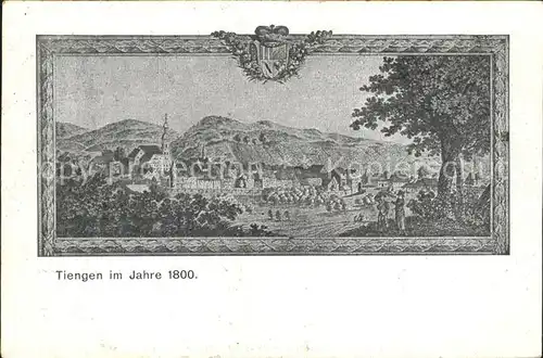 Tiengen Waldshut Stich um 1800 / Waldshut Tiengen /Waldshut LKR