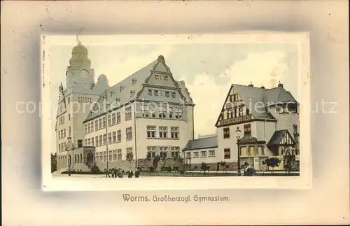 Worms Rhein Grossherzoegliches Gymnasium / Worms /Worms Stadtkreis