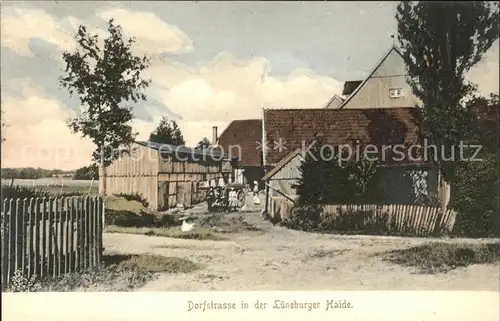 Lueneburger Heide Dorfstrasse / Walsrode /Soltau-Fallingbostel LKR