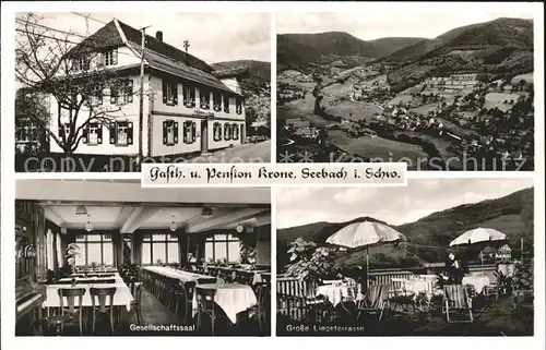 Seebach Ottenhoefen Schwarzwald Gasthaus Pension Krone / Ottenhoefen im Schwarzwald /Ortenaukreis LKR